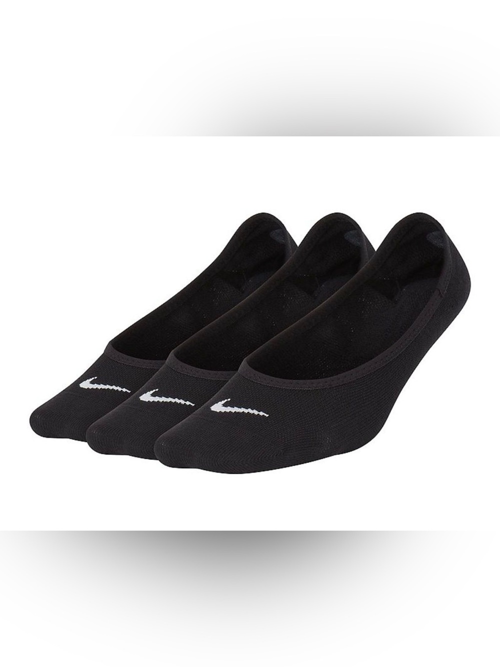Nike Black No-Show Sock Liners 3-Pack- New